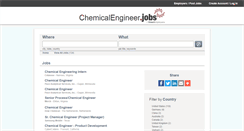 Desktop Screenshot of chemicalengineer.jobs