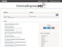 Tablet Screenshot of chemicalengineer.jobs